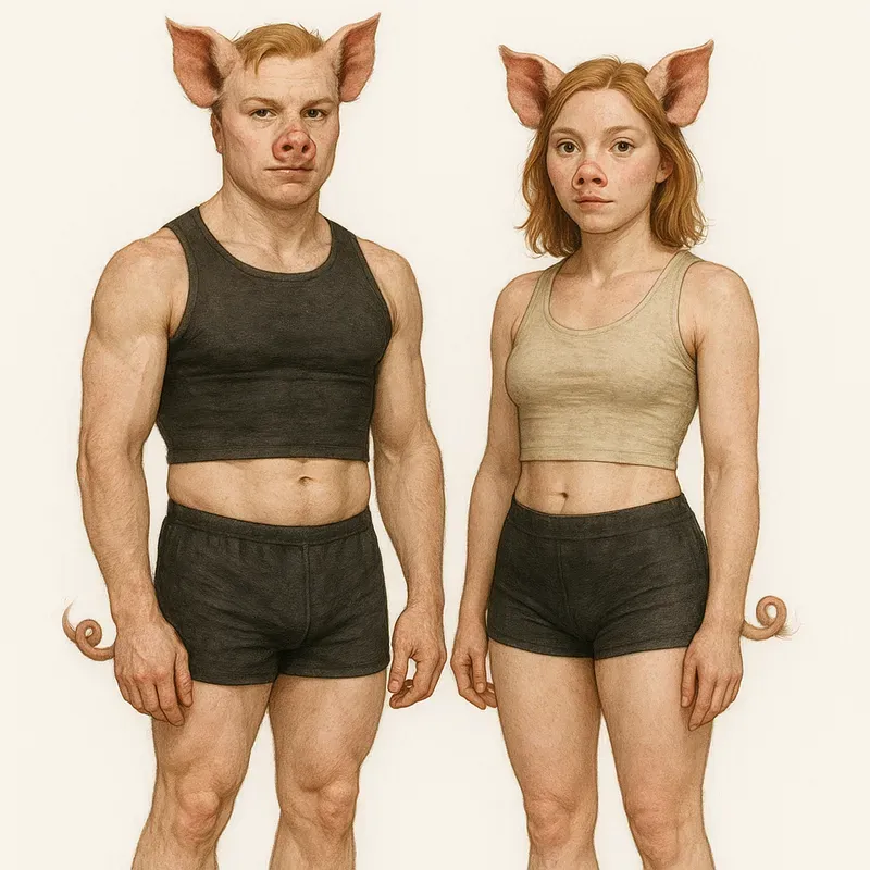 Semihuman Character Pairs