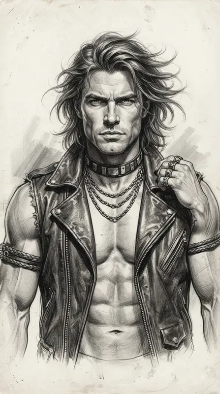 Monochrome Character Sketch Collections
