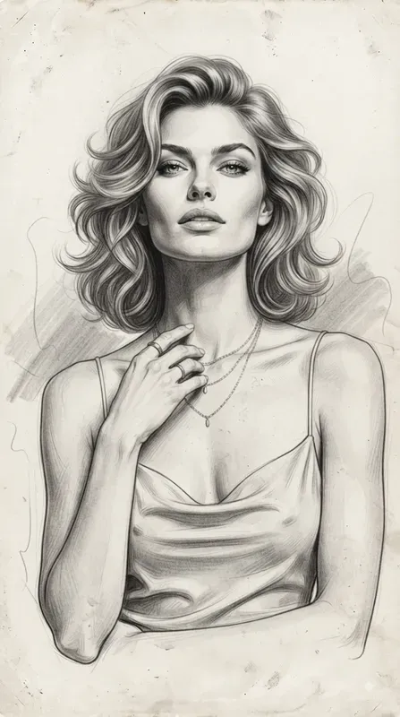 Monochrome Character Sketch Collections
