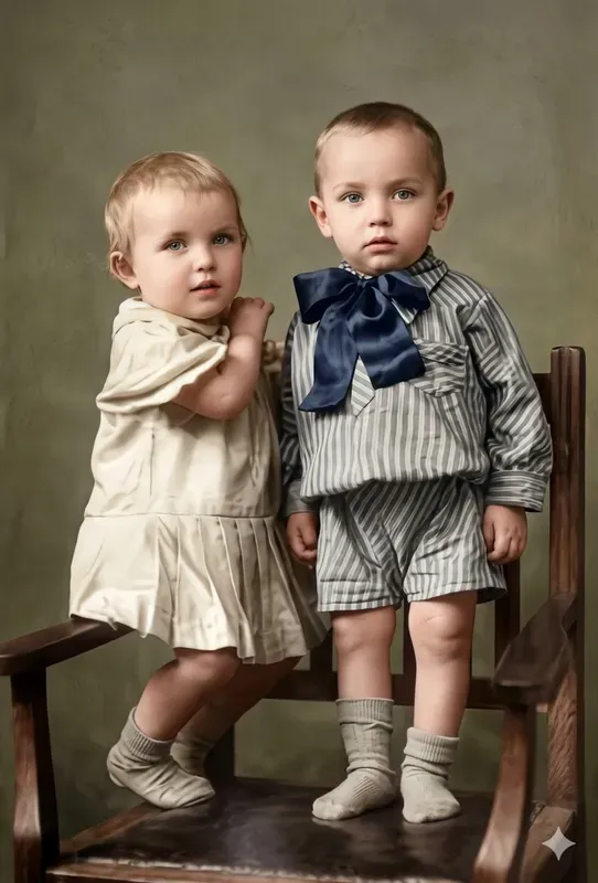 8K Realistic Photo Restore Colorizes