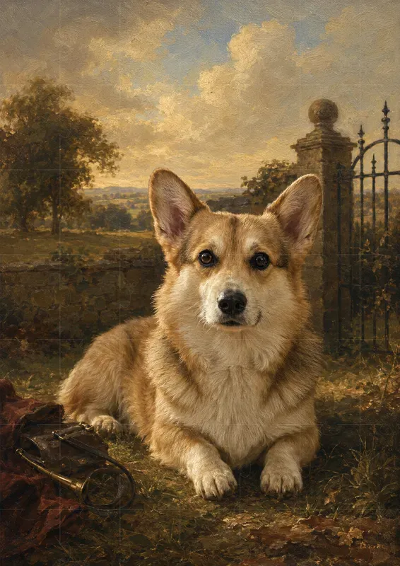 Classic Pet Sporting Oil Paintings