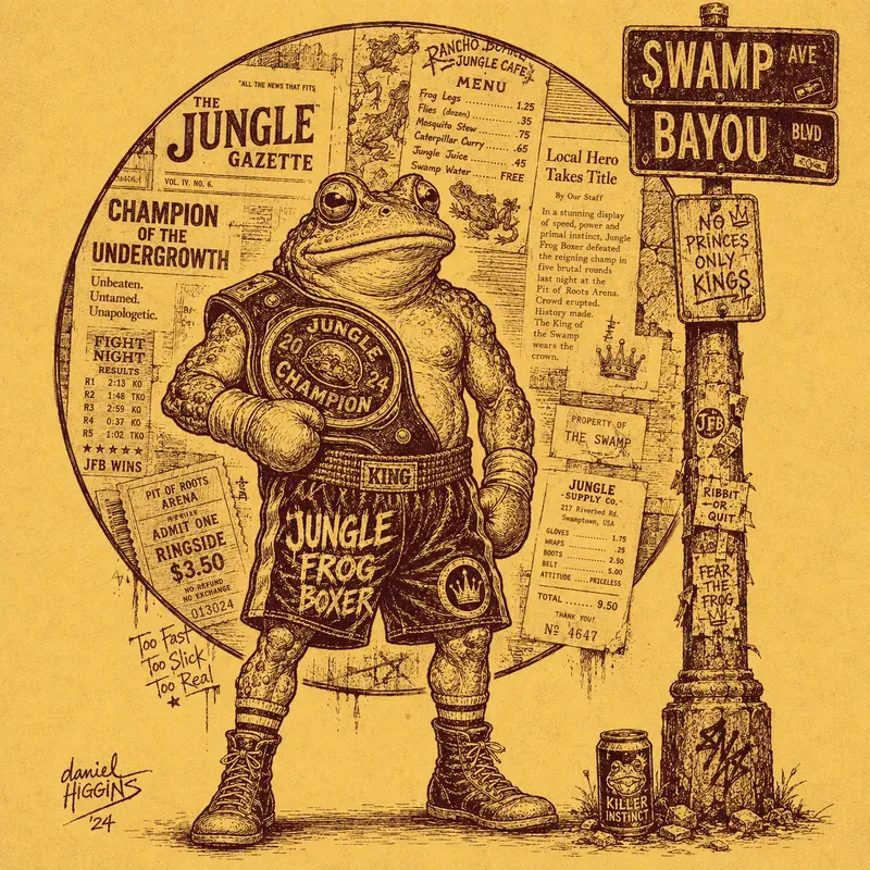 Retro Underground Ink Character Packs