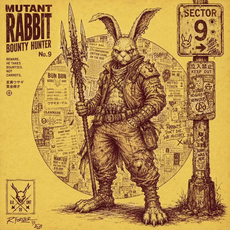 Retro Underground Ink Character Packs