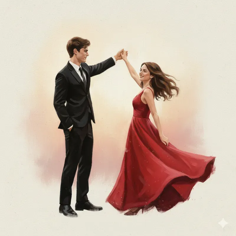 Romantic Couple Oil Paintings