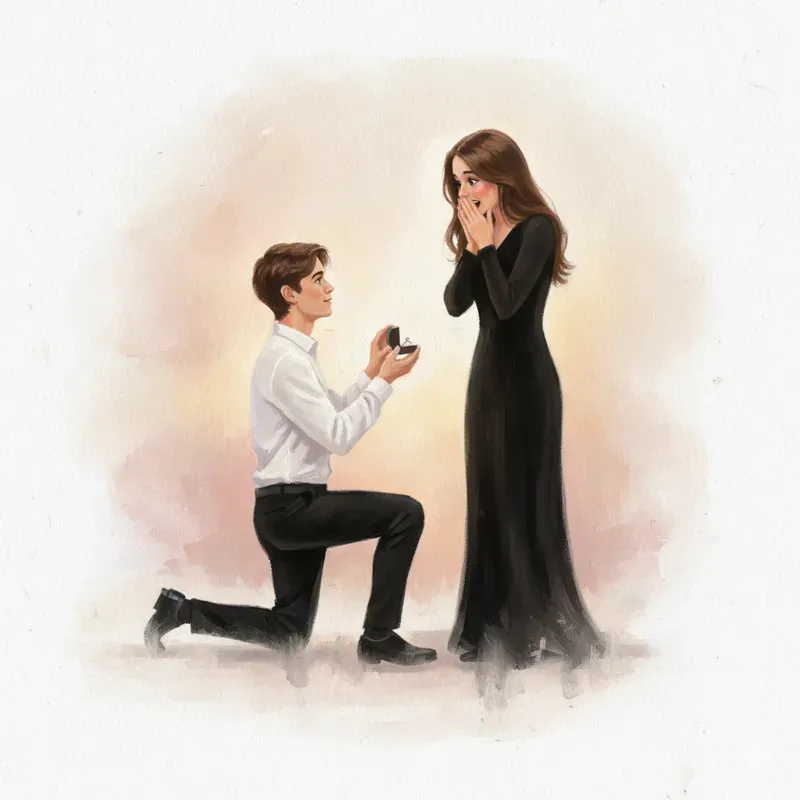 Romantic Couple Oil Paintings