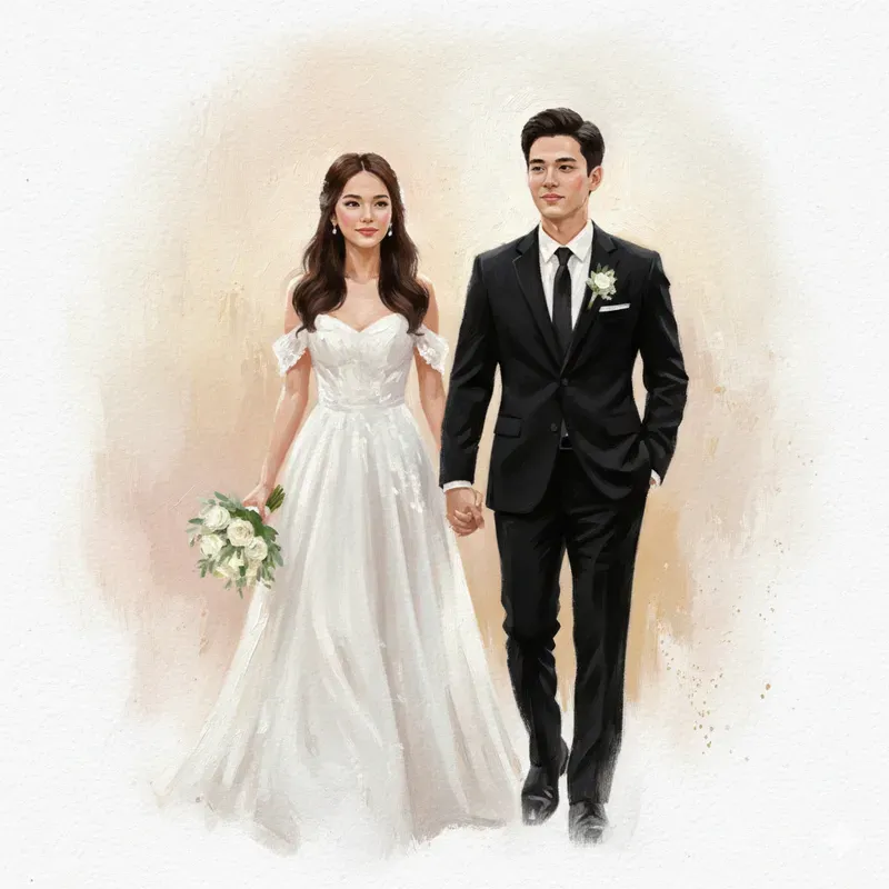 Romantic Couple Oil Paintings