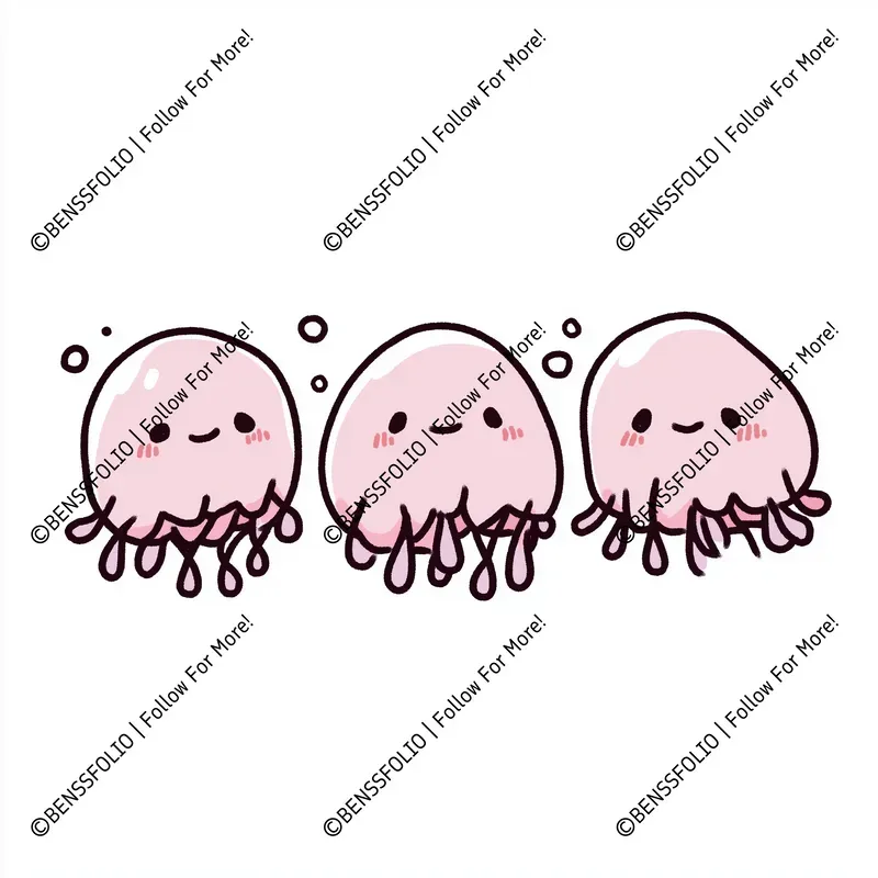 Triple Characters Drawing For Kids