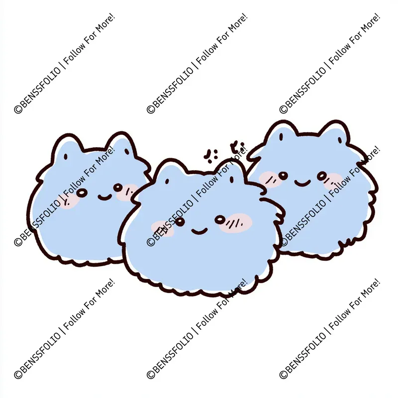 Triple Characters Drawing For Kids