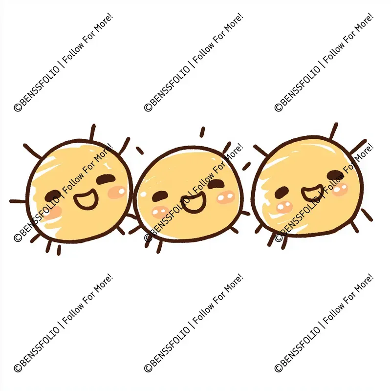 Triple Characters Drawing For Kids