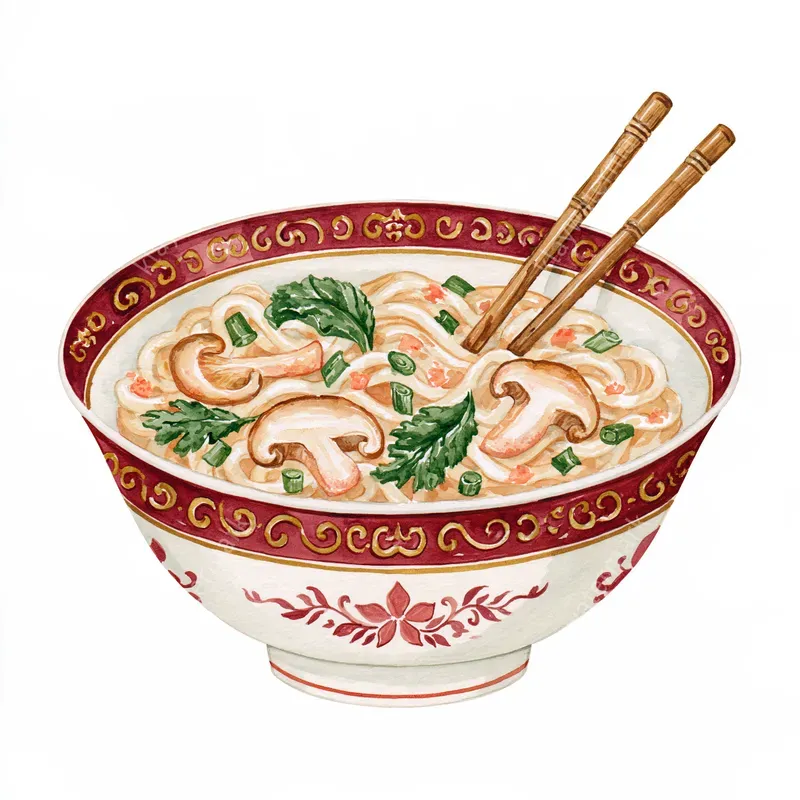 Chinese New Year Watercolor Clipart