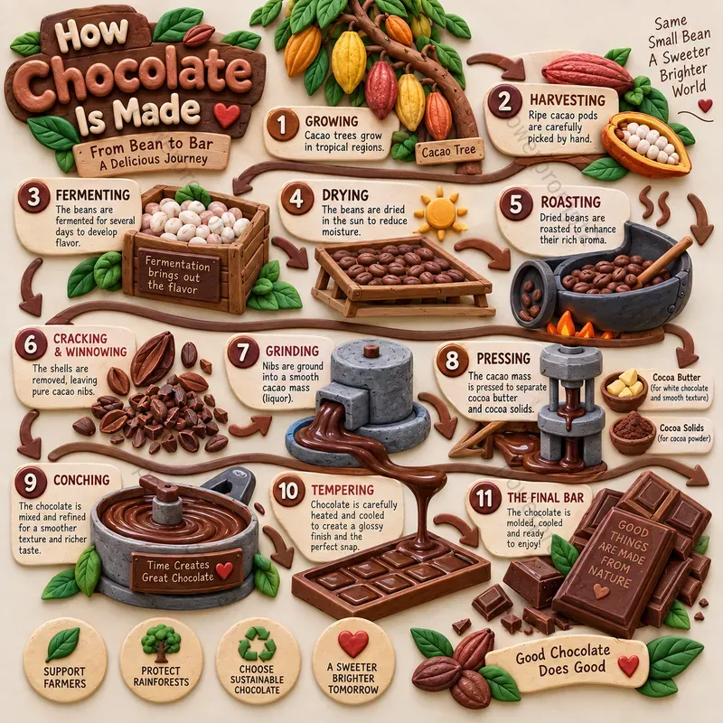 Clay Infographic Art