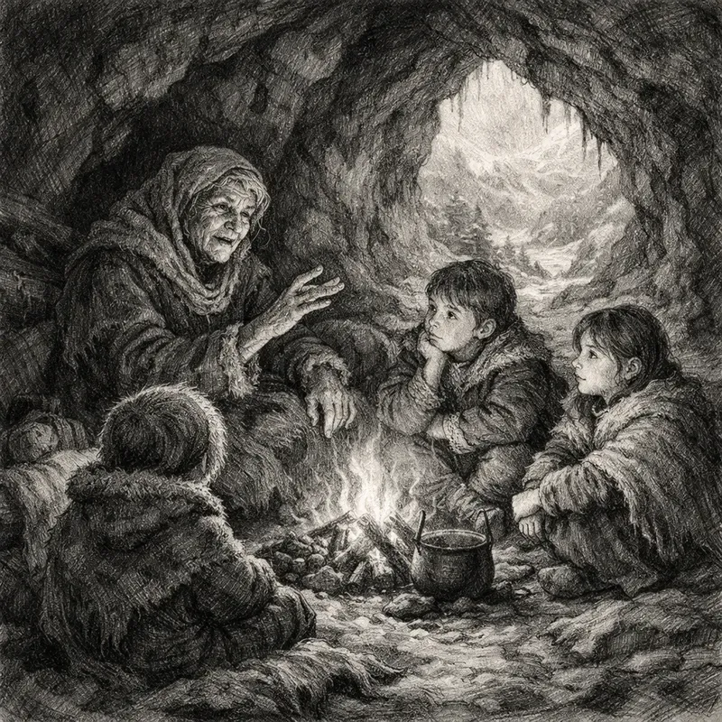 Emotional Monochrome Story Scenes