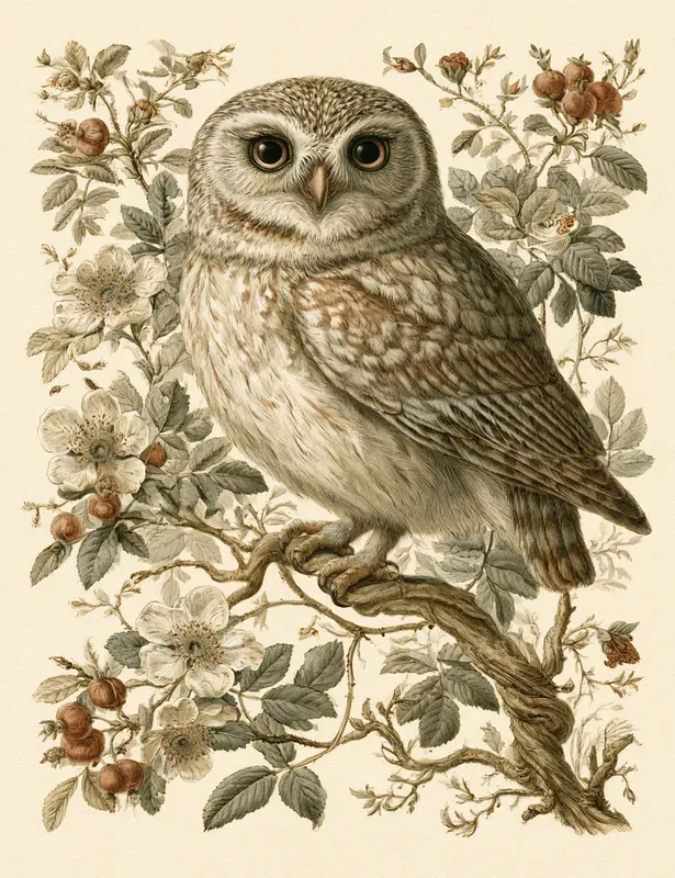 Vintage Botanical Whimsical Illustrations