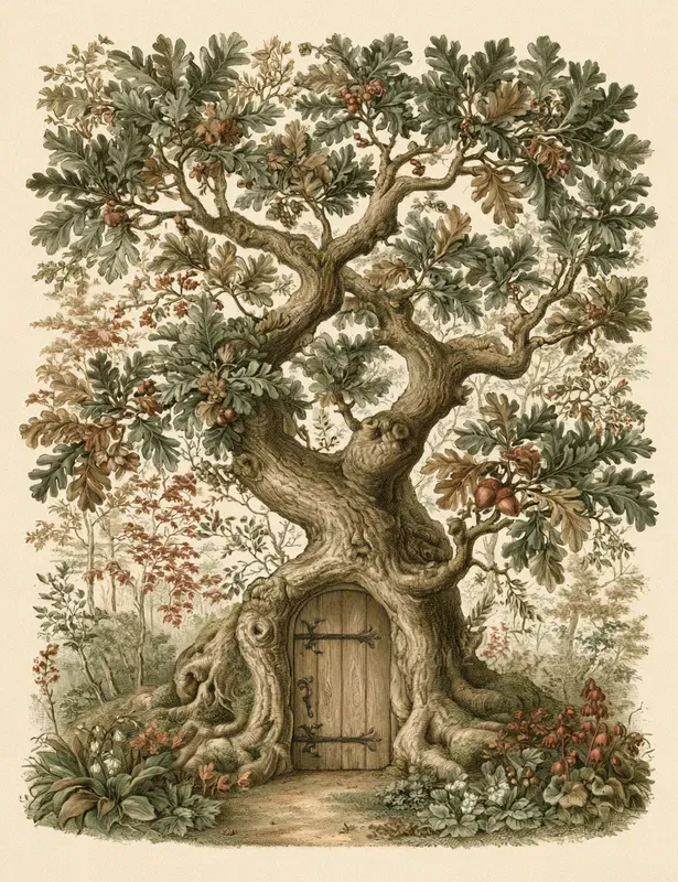 Vintage Botanical Whimsical Illustrations