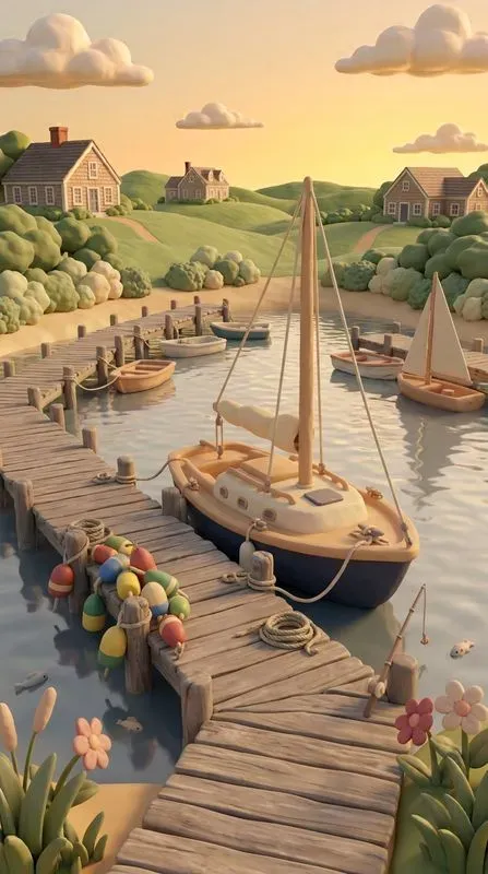 Summer Connecticut Life 3d Claymations