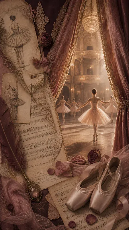 Dark Academia Ballerina Junk Journals
