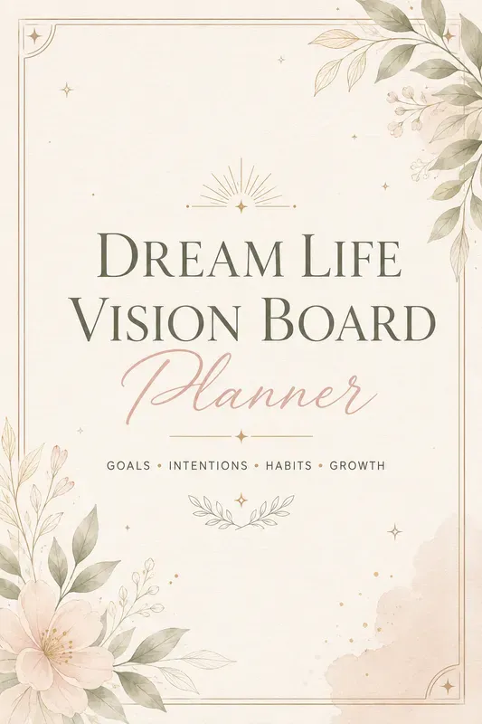 Vision Board Goal Planner Kits