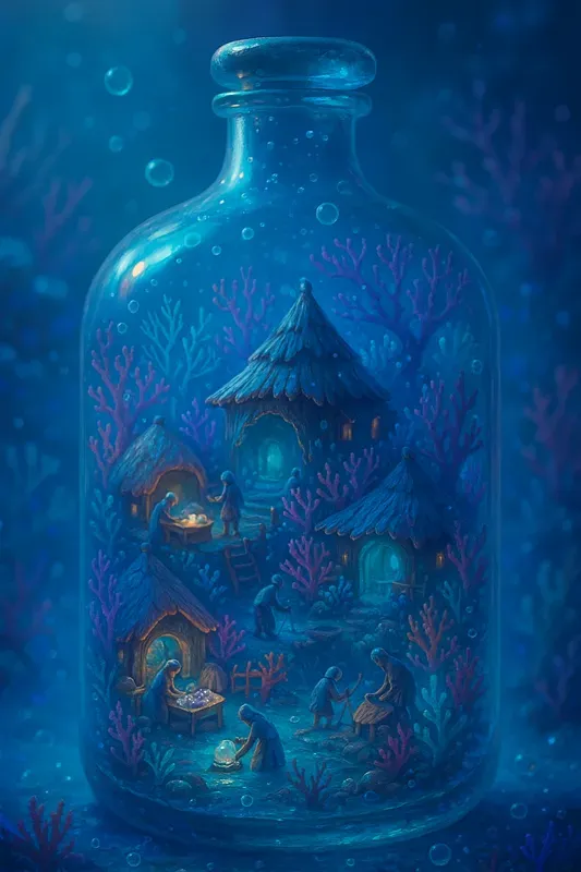 Miniature Worlds In Bottles