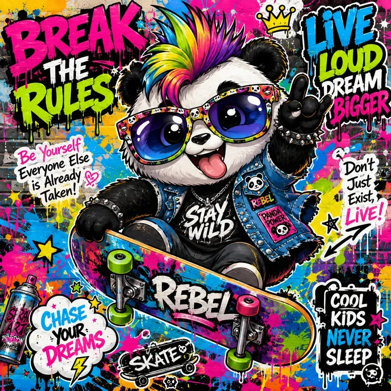 Pop Art Cartoon Posters