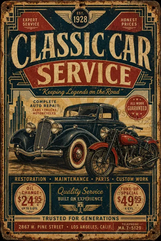 Retro Relic Poster Forges