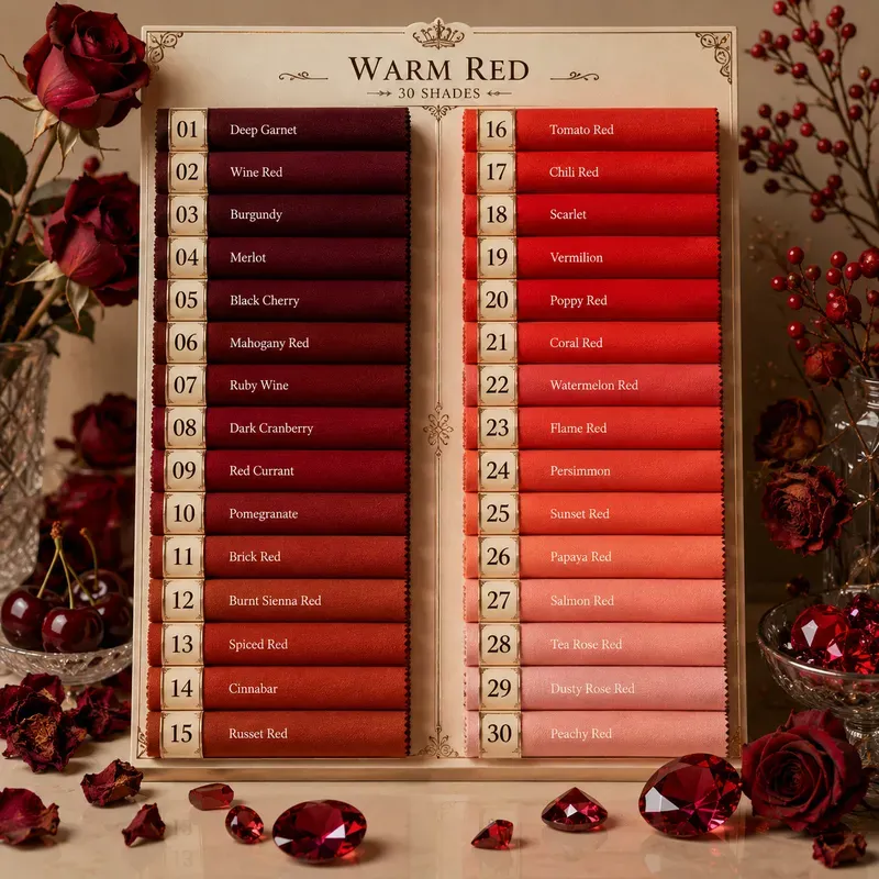30 Shade Luxury Color Charts