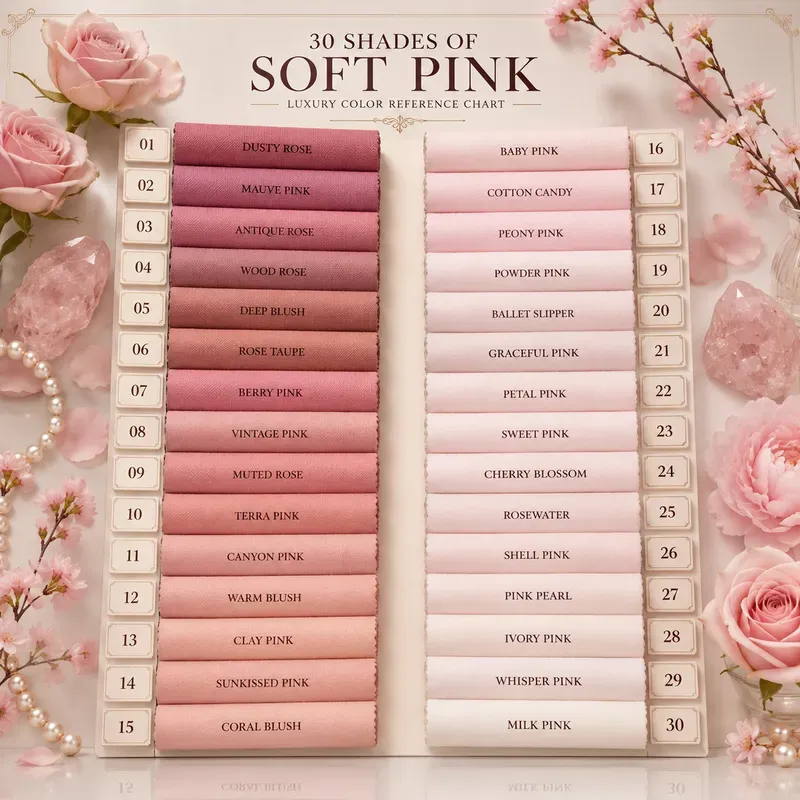 30 Shade Luxury Color Charts