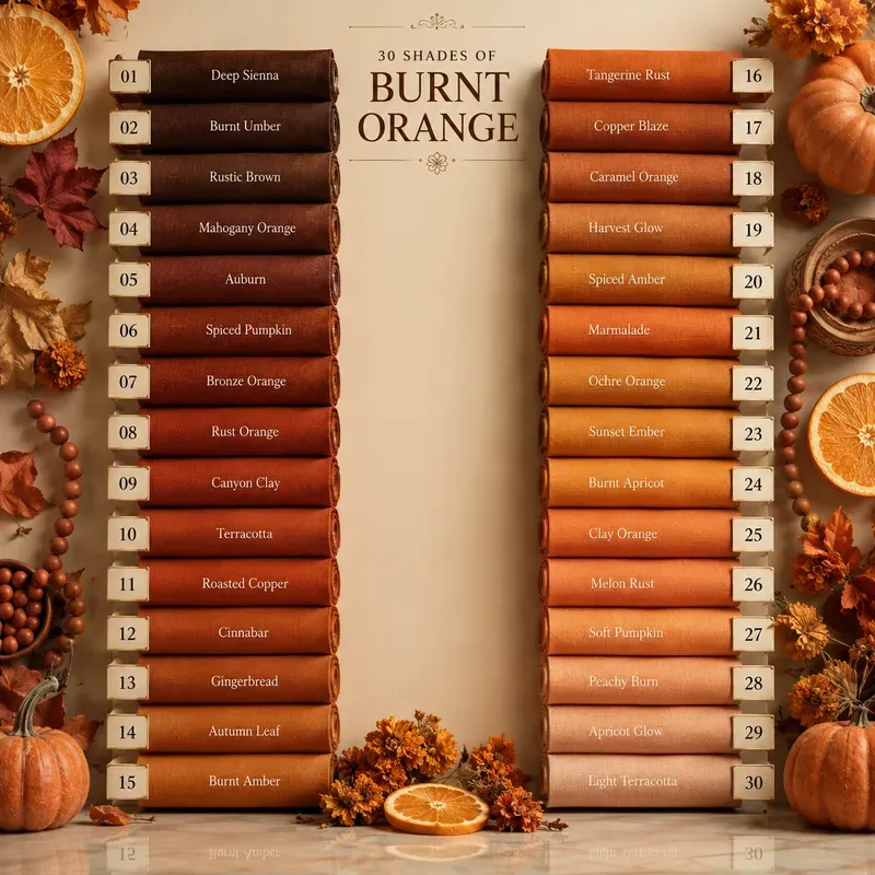 30 Shade Luxury Color Charts