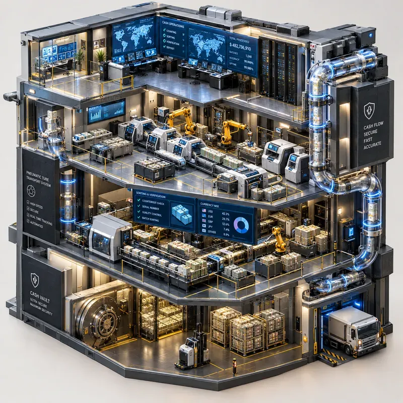 Bank Vault 3D Isometric Assets