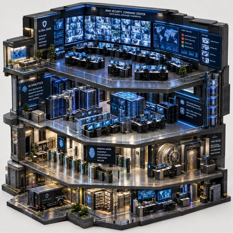 Bank Vault 3D Isometric Assets