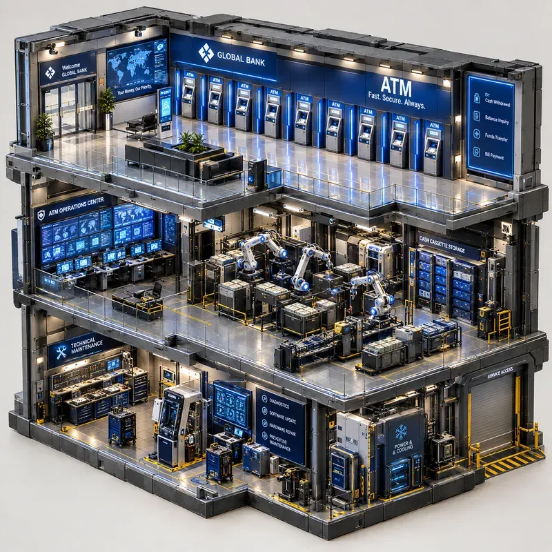 Bank Vault 3D Isometric Assets