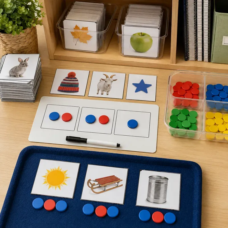 Phonics Wordbuilding Tray Photo Builders