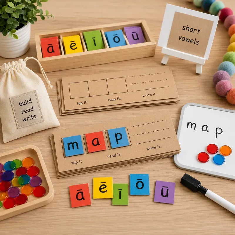 Phonics Wordbuilding Tray Photo Builders