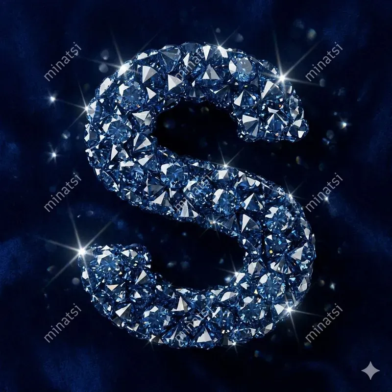 Hyperrealistic 3D Material Alphabets