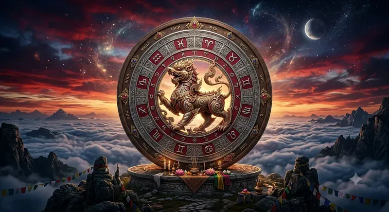 Ancient Thai Zodiac Wheel Art Generator