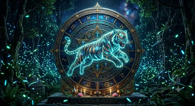 Ancient Thai Zodiac Wheel Art Generator