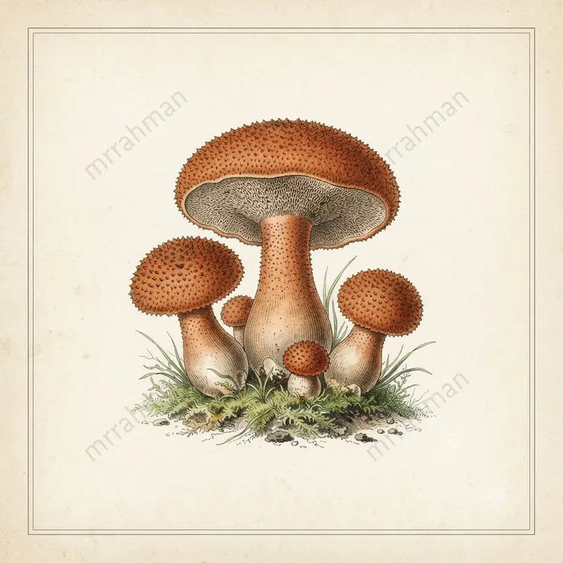Vintage Botanical Mushroom Illustrators