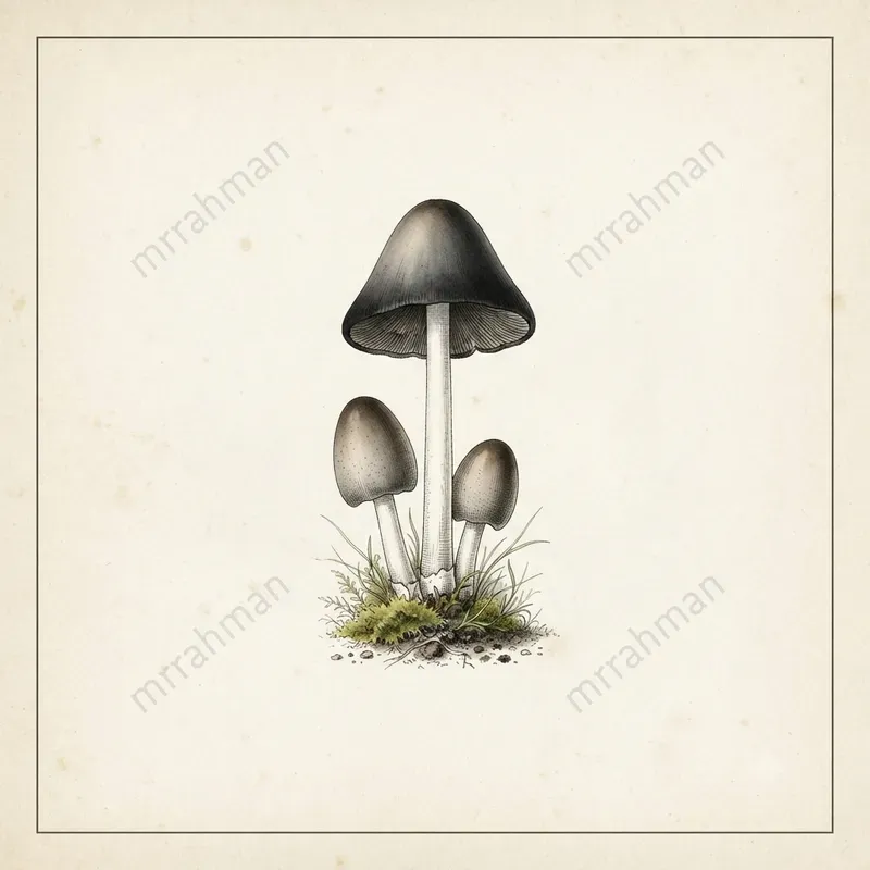 Vintage Botanical Mushroom Illustrators