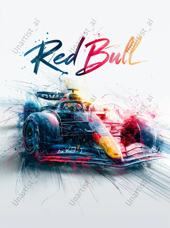 F1 2026 Team Watercolor Illustrations
