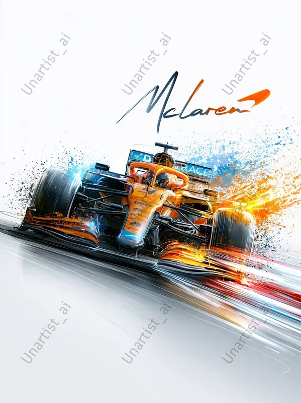 F1 2026 Team Watercolor Illustrations