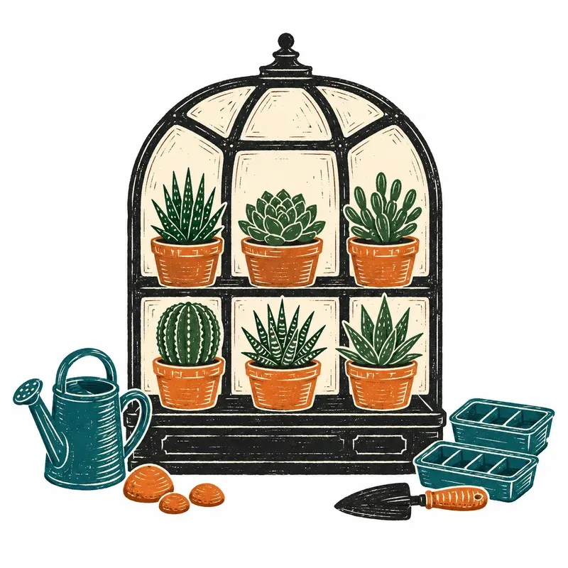 Retro Folk Botanical Apothecary Linocuts