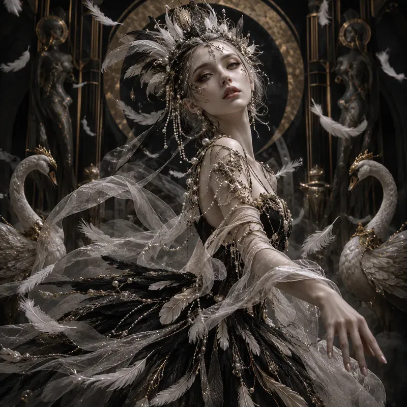 Surreal Luxury Eye Goddesses Dark