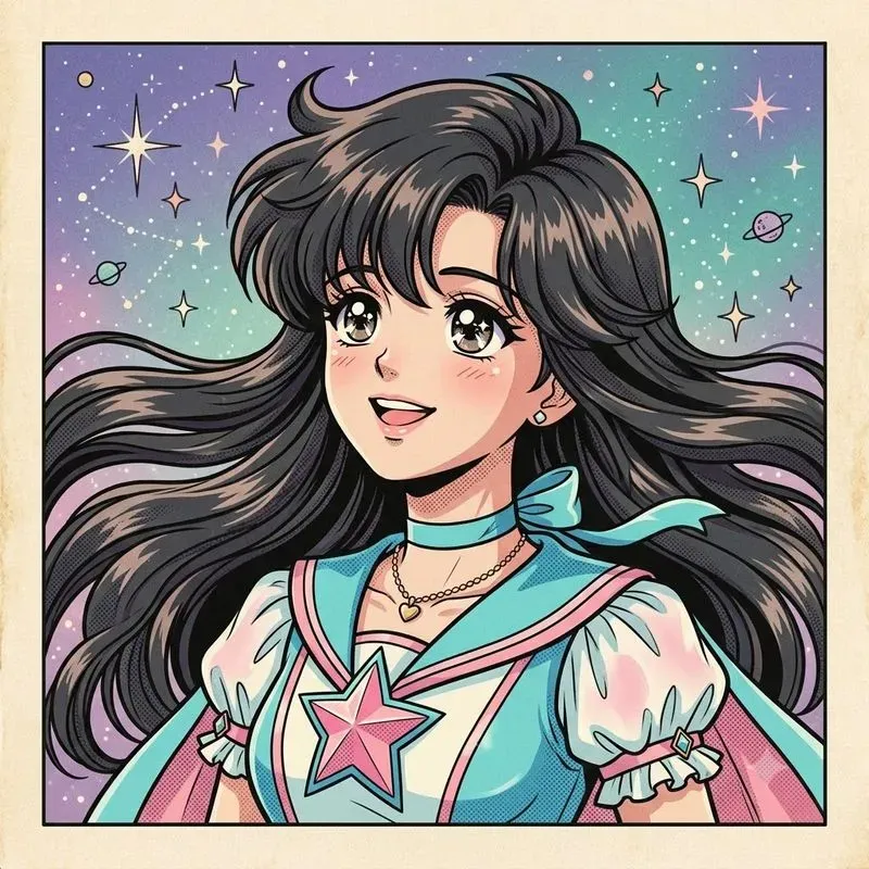 80s Retro Anime Portrait Studios