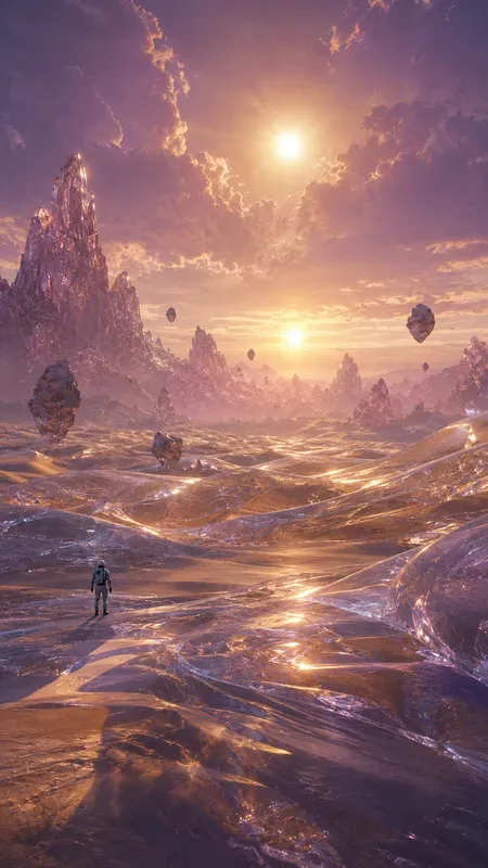 Astronauts Discover Infinite Alien Worlds