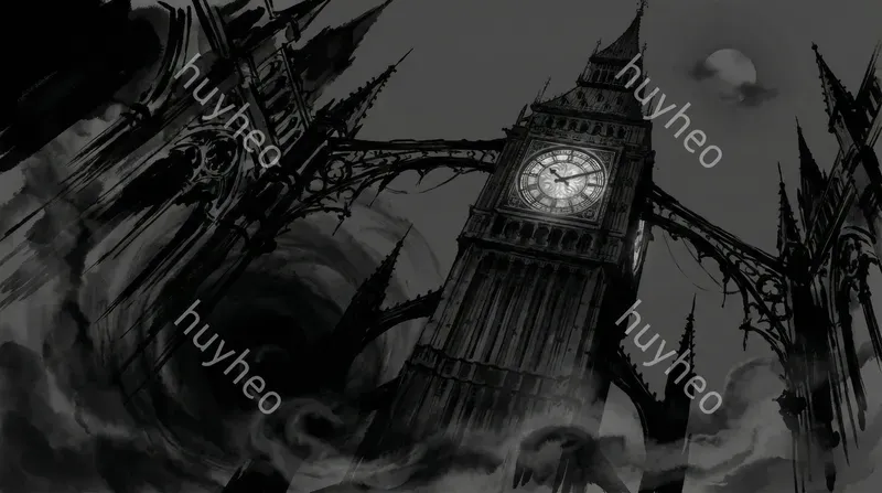 Gothic Obsidian Ink Illustrations