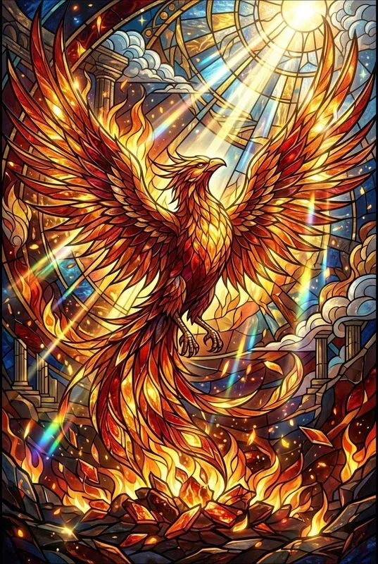 Surreal Stained Glass Fantasies