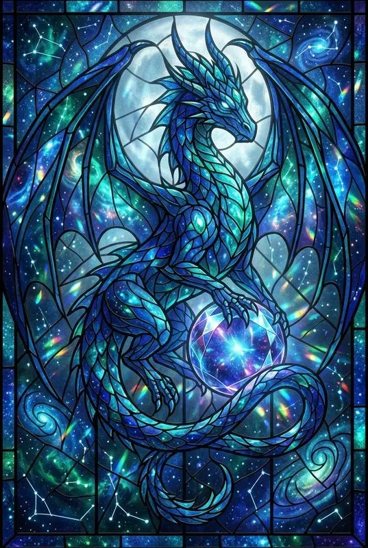 Surreal Stained Glass Fantasies