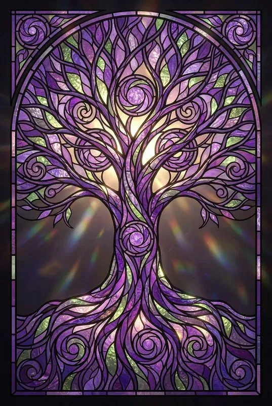Surreal Stained Glass Fantasies