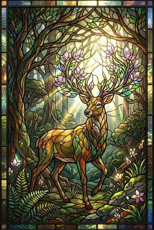Surreal Stained Glass Fantasies