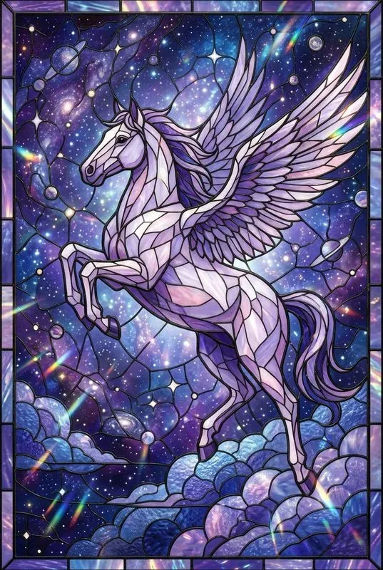 Surreal Stained Glass Fantasies