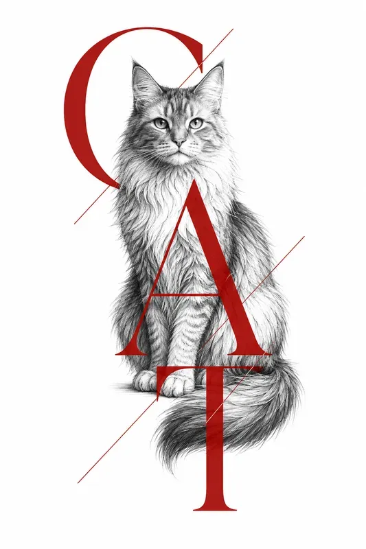 Botanical Type Editorial Posters